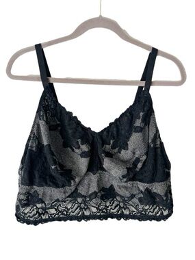 Torrid Bralette Size 3X Semi-Sheer Lace Unlined Unpadded